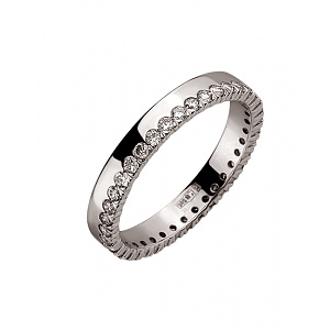 Золотое кольцо с бриллиантами (01-200355485) фотография