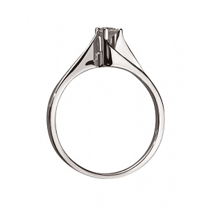 Золота каблучка з діамантом (01-200462085) фотографія