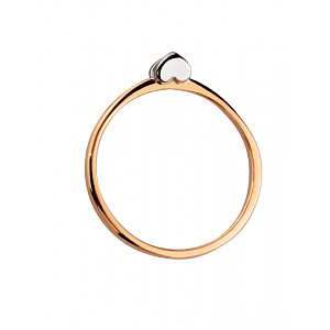 Золотое кольцо с бриллиантом (01-200489285) фотография