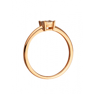 Золотое кольцо с бриллиантами (01-200552685) фотография