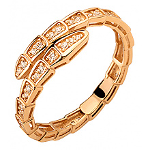 Золотое кольцо с цирконием куб. (01-200590085)