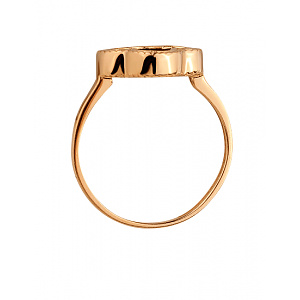 Золота каблучка з цирконієм куб. (01-200599985) фотографія