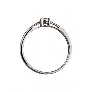 Золота каблучка з діамантом (01-200608585) фотографія