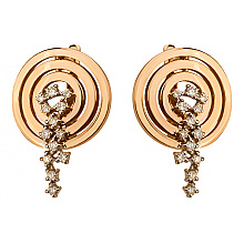 Золоті сережки з діамантами (01-200785585)