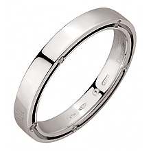 Золотое  обручальное кольцо  с бриллиантами (01-200838385)