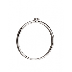 Золота каблучка з діамантом (01-200845085) фотографія