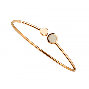 Золотой браслет с перламутром (01-200847485) фотография