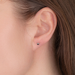 Золоті сережки з фіанітами (2б_с-245) фотографія