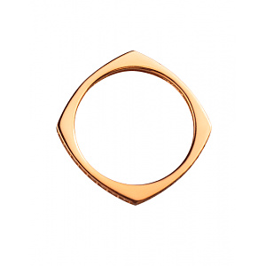 Золотое кольцо с цирконием куб. (01-200343586) фотография