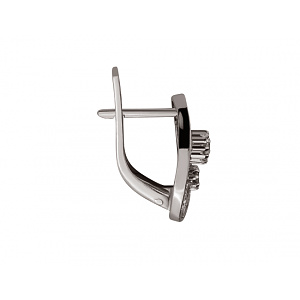 Золотые серьги с бриллиантами (01-200581586) фотография