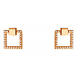 Золоті сережки з фіанітом (цирконієм куб.) 01-200819386 фотографія 1
