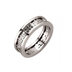 Золота каблучка з фіанітом (цирконієм куб.) (01-200838386) фотографія