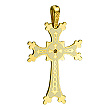 Золотой  крестик с бриллиантами  и  емаль 01-200851686 фотография 2