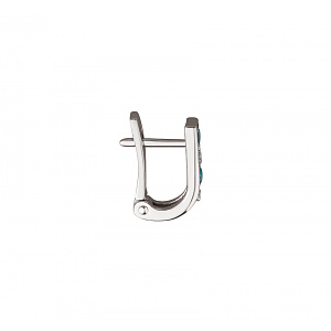 Золотые серьги с фианитами (кубическим цирконием) (2б_с-051) фотография