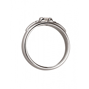 Золотое кольцо с бриллиантом (01-200079187) фотография