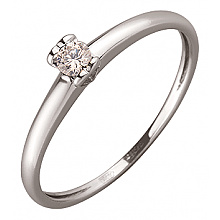 Золота каблучка з діамантом (01-200111887)