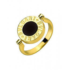 Золотое кольцо с цирконием куб. (01-200257987) фотография