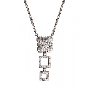 Золотое  колье с бриллиантами (01-200323787) фотография