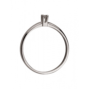 Золота каблучка з діамантом (01-200766187) фотографія