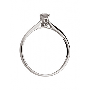 Золотое кольцо с бриллиантом (01-200788487) фотография