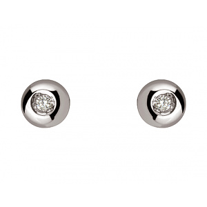 Золотые серьги с бриллиантами (01-200819287) фотография