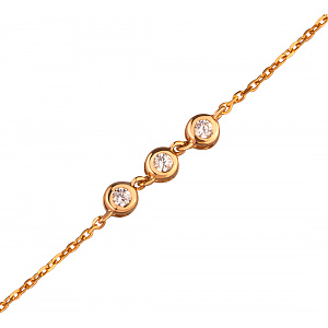 Золотий браслет  (1б007/01б) фотографія