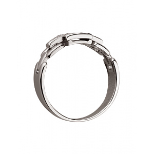 Золотое кольцо с бриллиантами (01-19089288) фотография