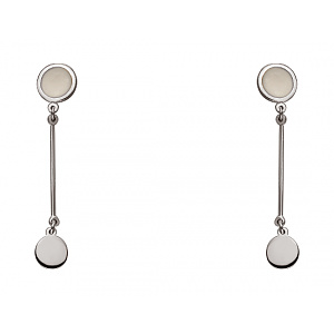 Золотые серьги с емаль (01-200276088) фотография