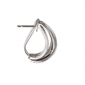 Золотые серьги с бриллиантами (01-200426888) фотография