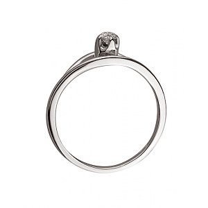 Золотое кольцо с бриллиантом (01-200473888) фотография