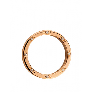 Золотое обручальное кольцо  с бриллиантами (01-200602988) фотография