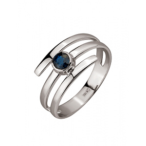 Золотое кольцо с корундом (01-200761588) фотография