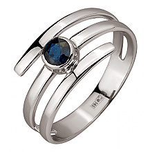 Золотое кольцо с корундом (01-200761588)