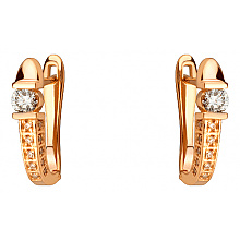 Золоті сережки з діамантами (01-200769688)