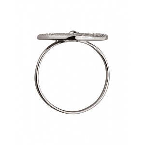 Золота каблучка з цирконієм куб. (01-19053989) фотографія