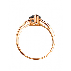 Золотое кольцо с топазом (01-200447789) фотография