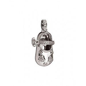 Золотой  кулон с бриллиантами (01-200462089) фотография