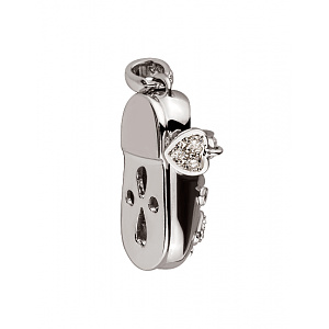 Золотой  кулон с бриллиантами (01-200462089) фотография