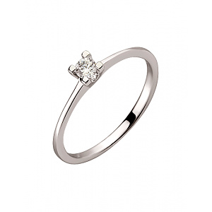 Золота каблучка з цирконієм куб. (01-200526589) фотографія