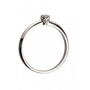 Золота каблучка з діамантом (01-200563589) картинка Золота каблучка з діамантом (01-200563589) фотографія