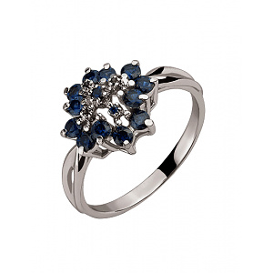 Золота каблучка з фіанітом (цирконієм куб.) (01-200608589) фотографія