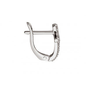 Золоті сережки з фіанітом (цирконієм куб.) (01-200745989) фотографія