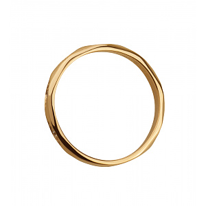 Золота обручка з діамантами (1б_к-273) фотографія