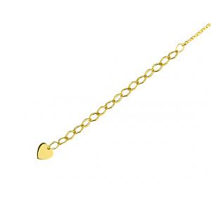 Золоте кольє з цирконієм куб. (01-19279090) фотографія