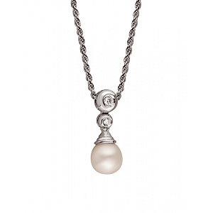 Золотое  колье с бриллиантами (01-200111890) фотография