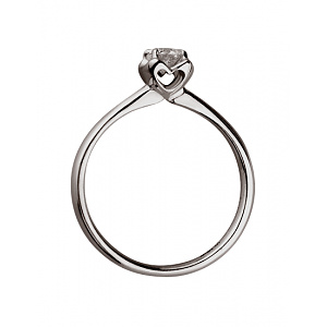 Золота каблучка з діамантом (01-200182690) фотографія