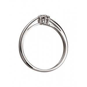 Золота каблучка з діамантом (01-200447790) фотографія