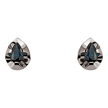 Золоті сережки з корундами (01-200616890)