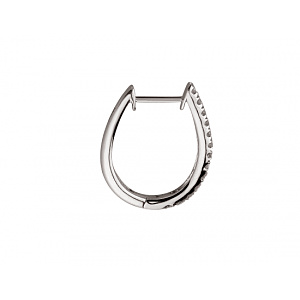 Золоті сережки з діамантами (01-200851690) фотографія