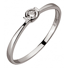 Золота каблучка з діамантом (01-200858090)